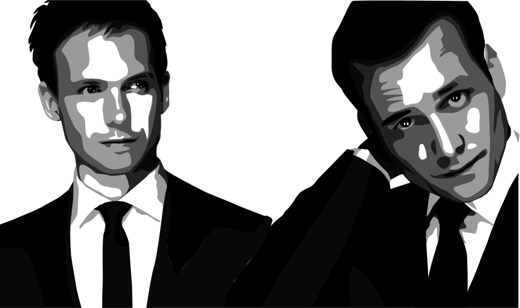 Mike Ross + Harvey Specter (Suits)
