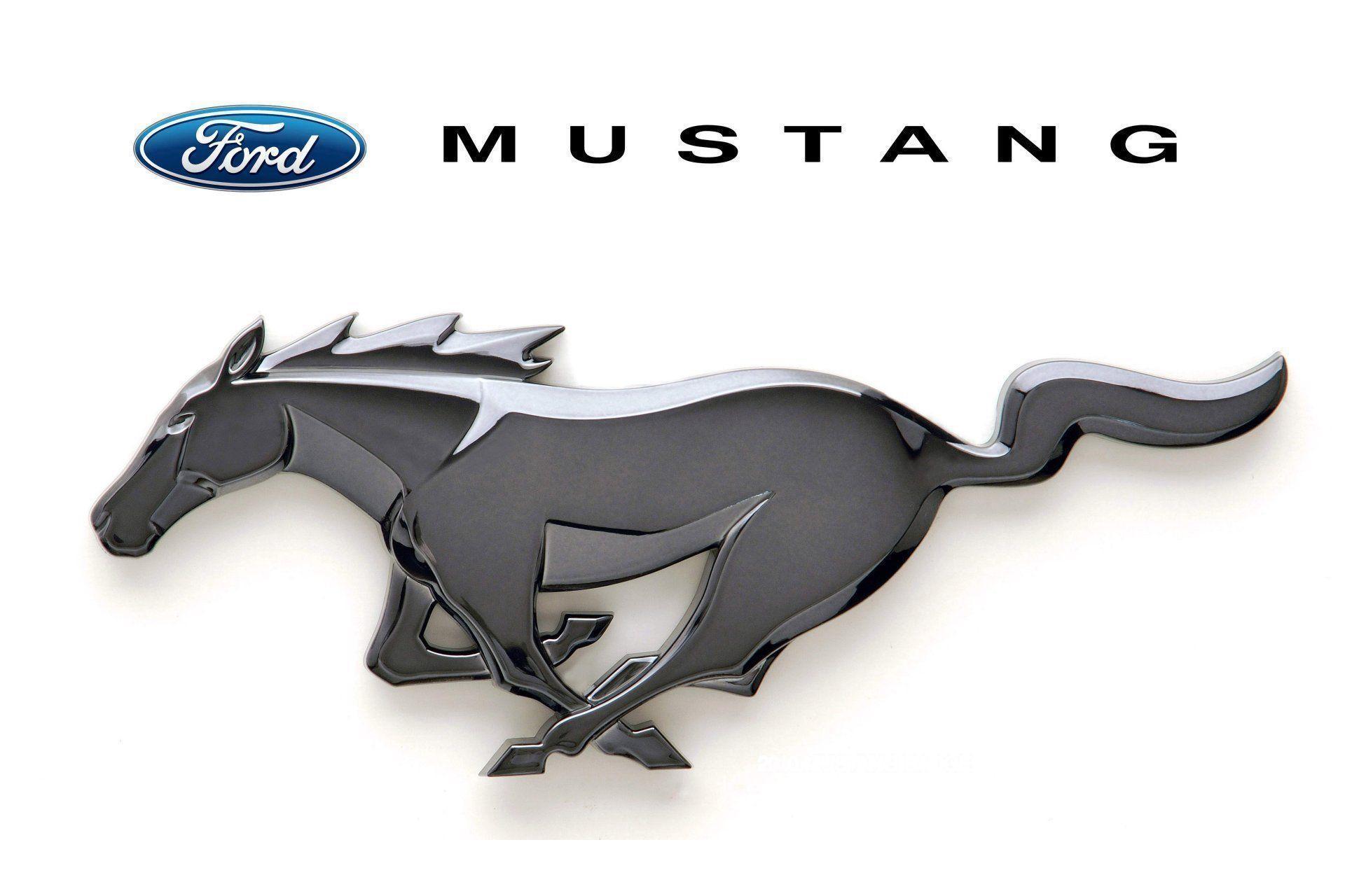 Wallpaper For > Ford Mustang Logo Wallpaper