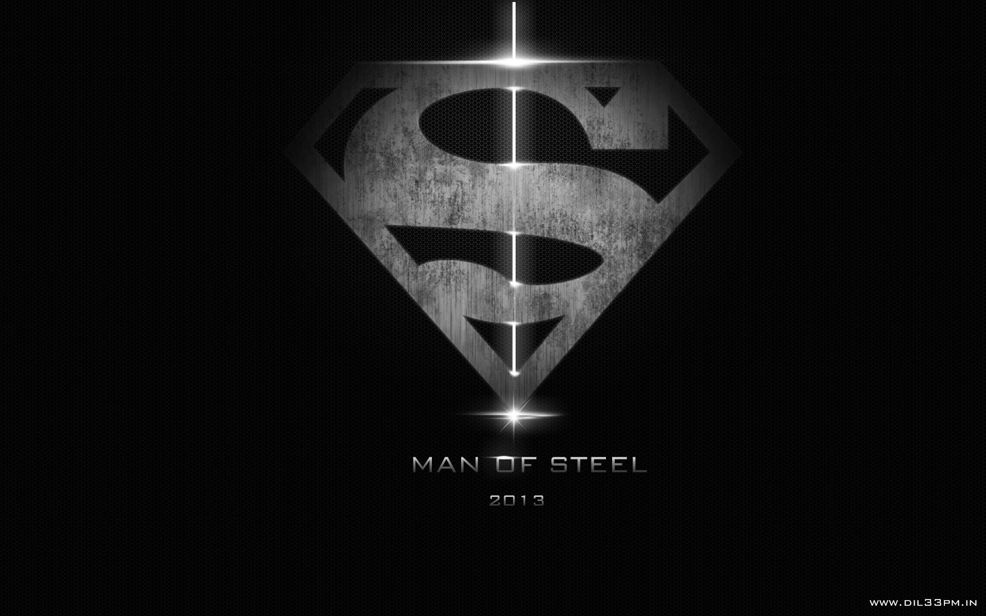 Man Of Steel Logo Background Wallpaper. Free HD 3D Desktop Wallpaper