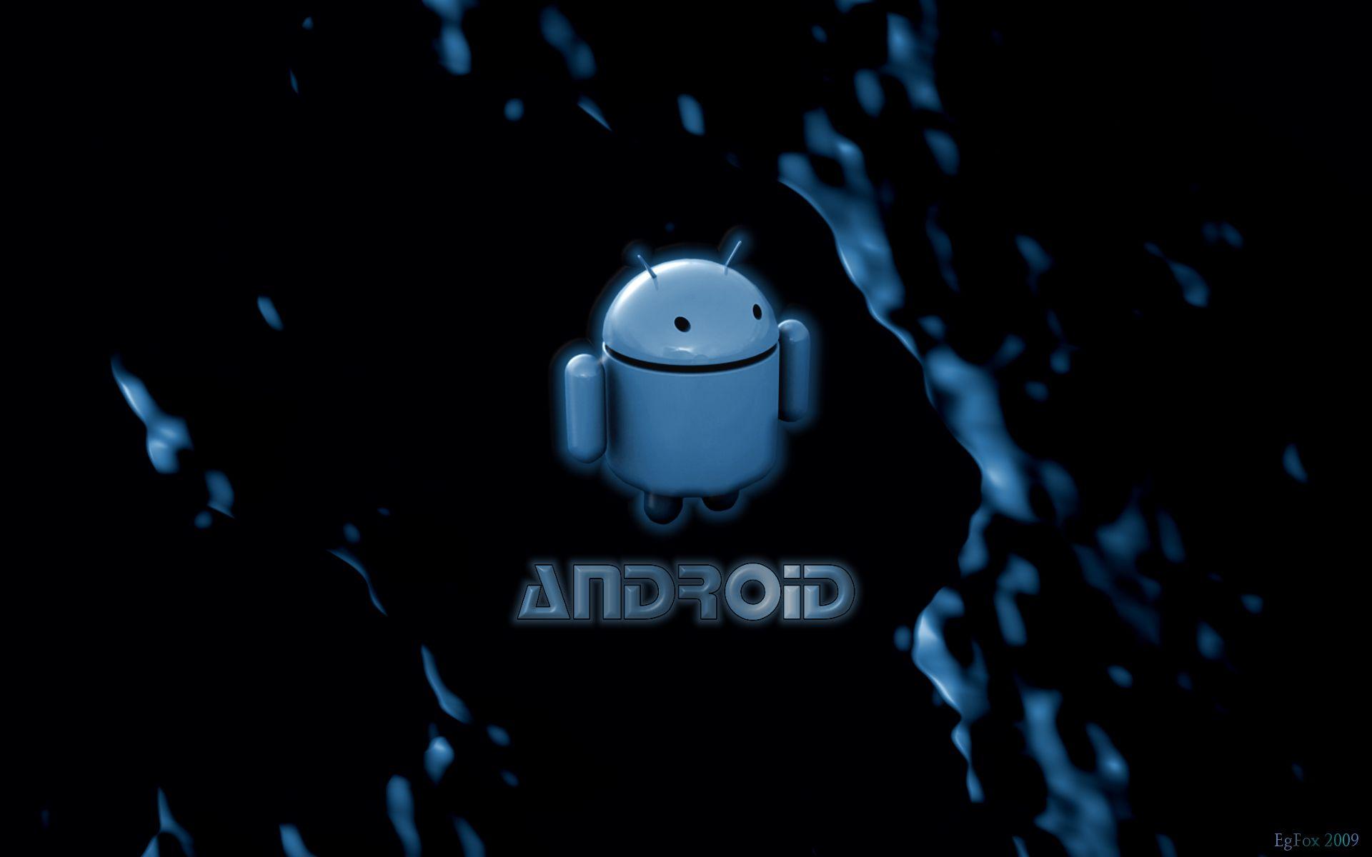 Android Blue Logo 15316 High Resolution. HD Wallpaper & Picture