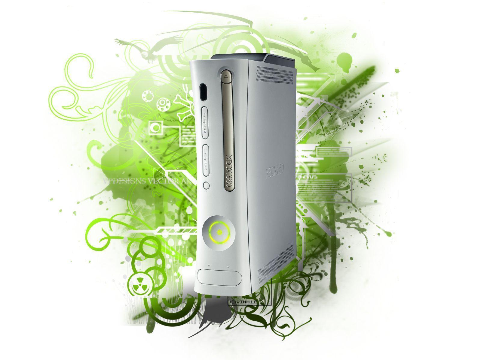 WALLPAPER BOX: Xbox360 Green And Black HD Wallpaper