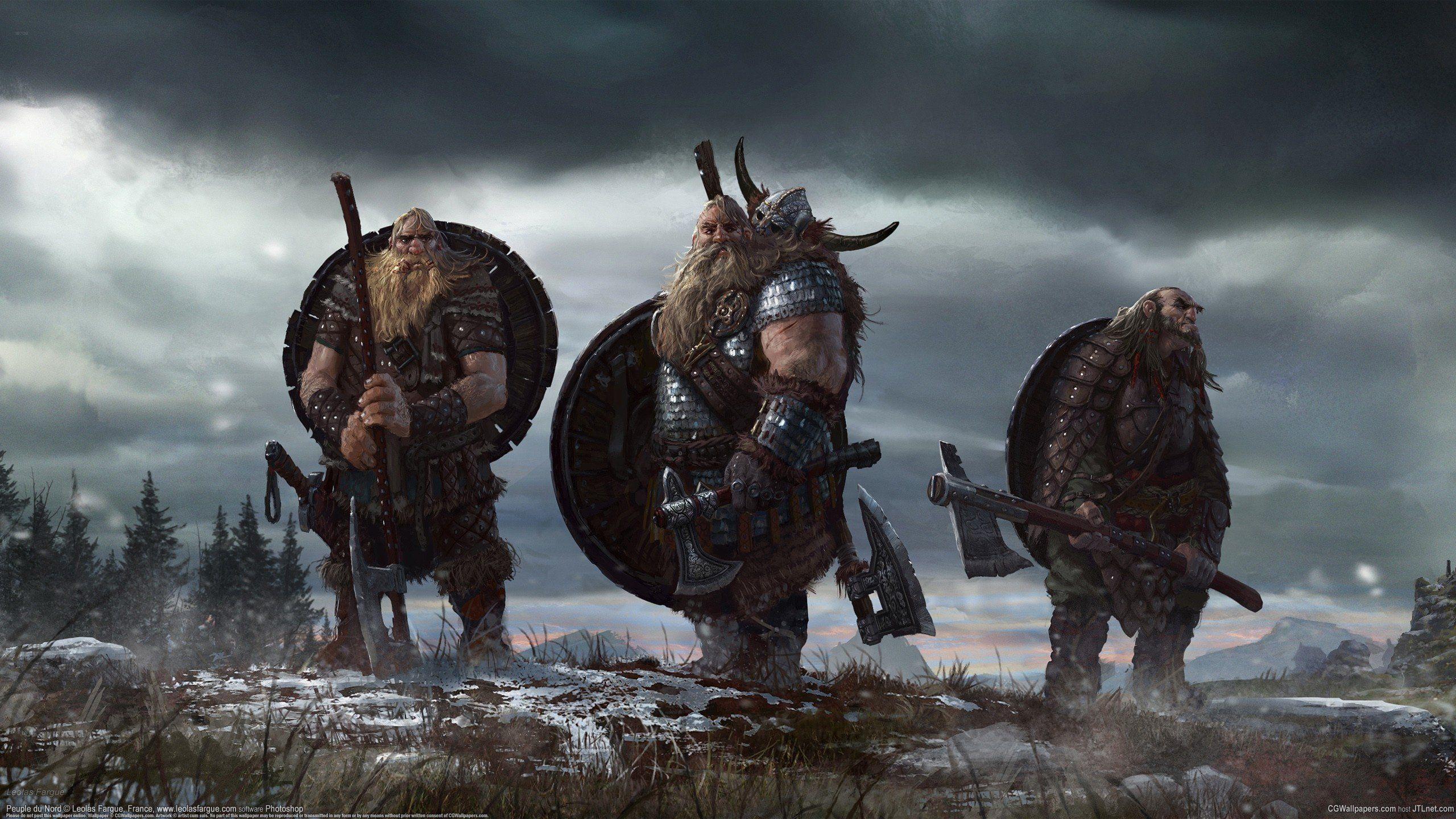 Wallpaper For > Viking Warriors Wallpaper