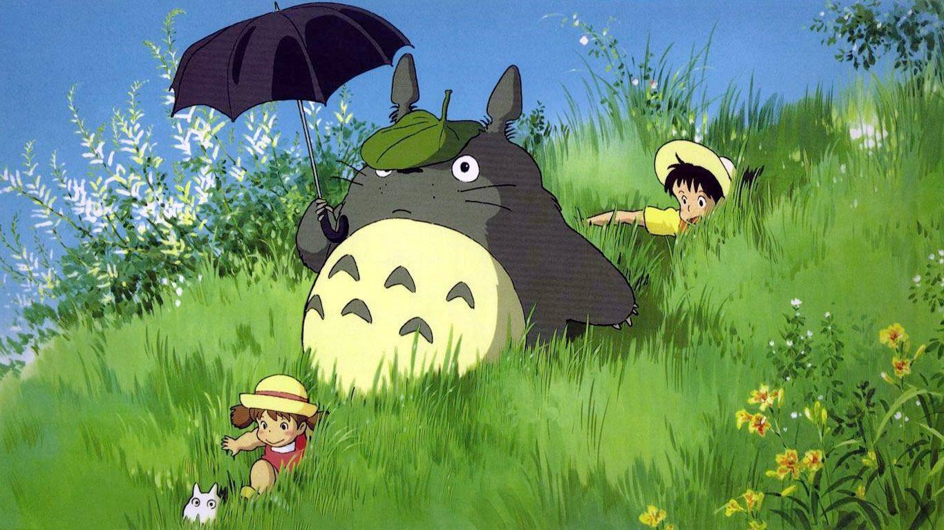 Download Free Neighbor Totoro Wallpaper 1366x768. Full HD Wallpaper