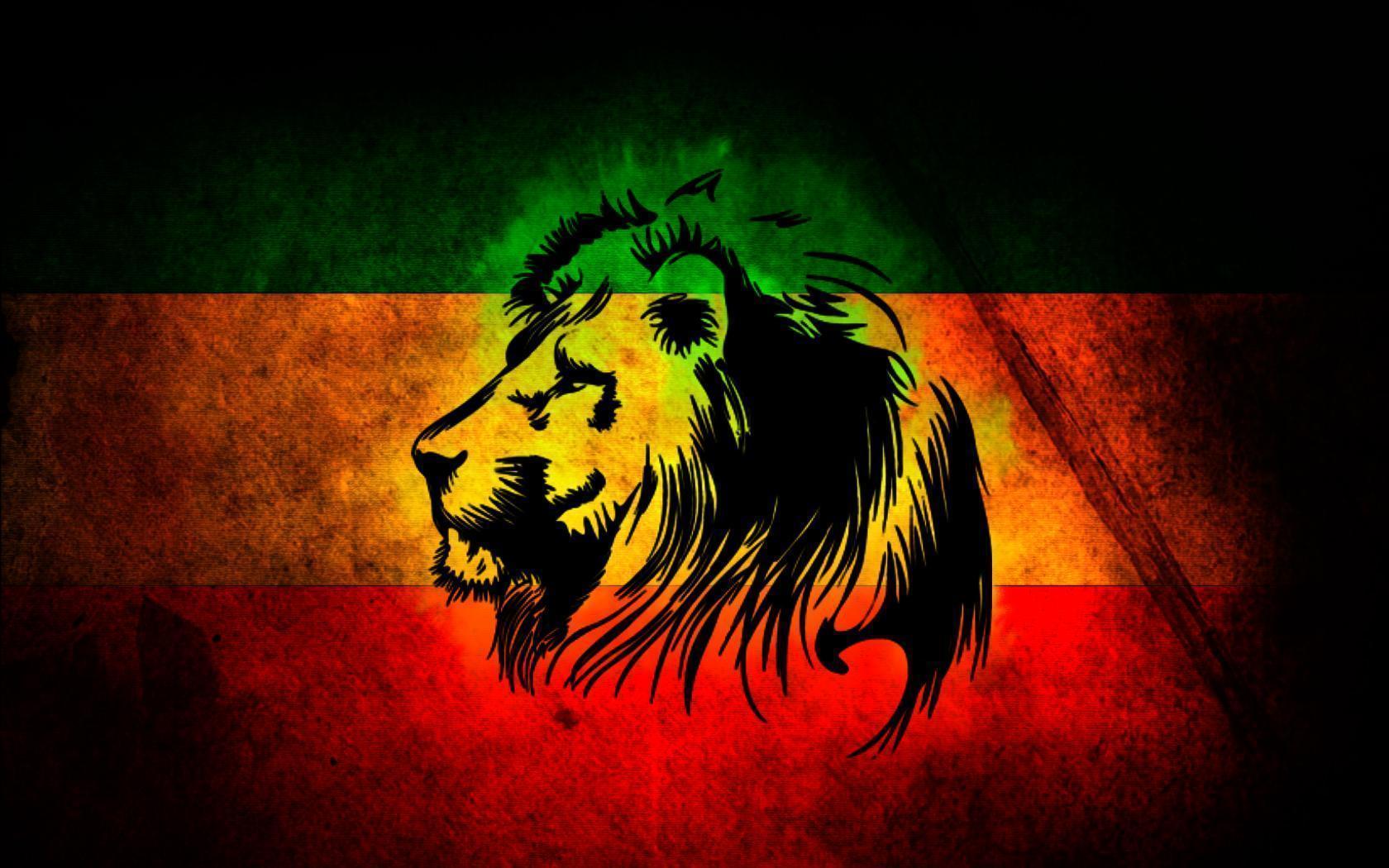 Lion Of Judah Rasta Nation Flag Animals Cats wallpaper #