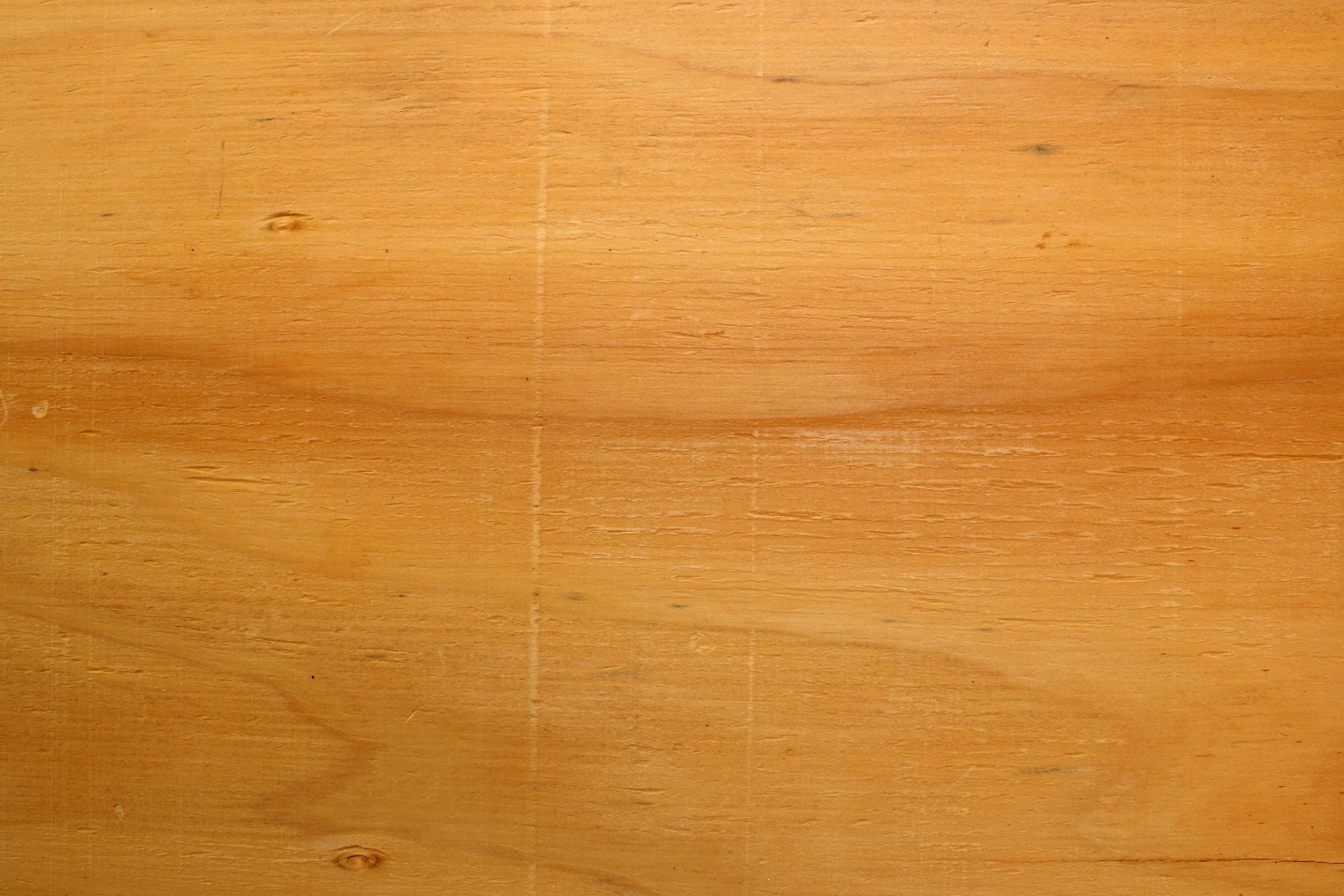 Plywood Close Up Texture with Horizontal Wood Grain Picture. Free