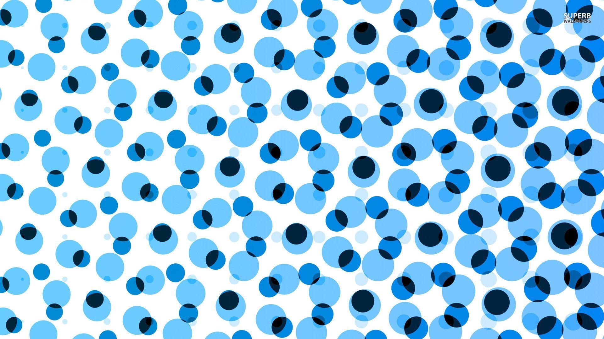 Blue circle pattern wallpaper wallpaper - #