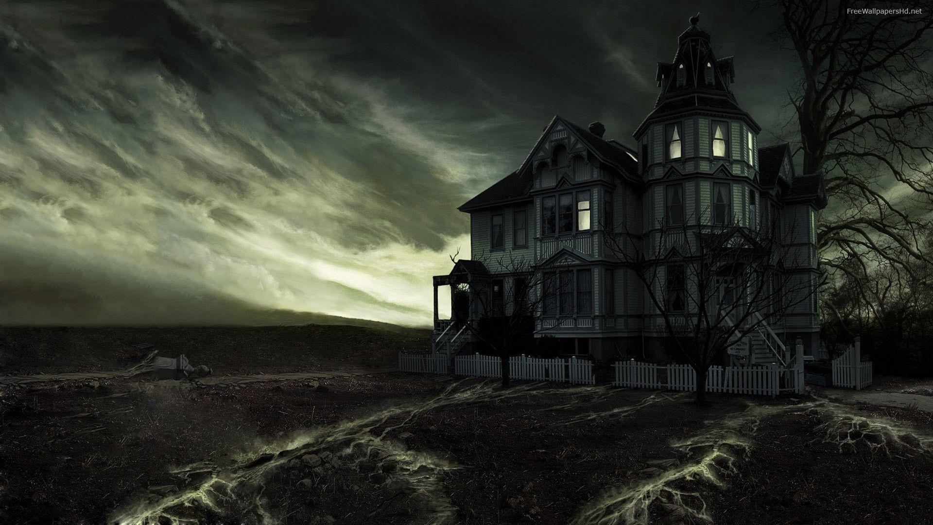 Wallpaper For > Haunted House Wallpaper HD