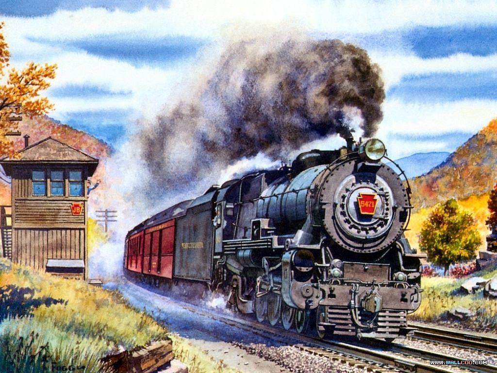 Vehicles For > Steam Train Wallpaper