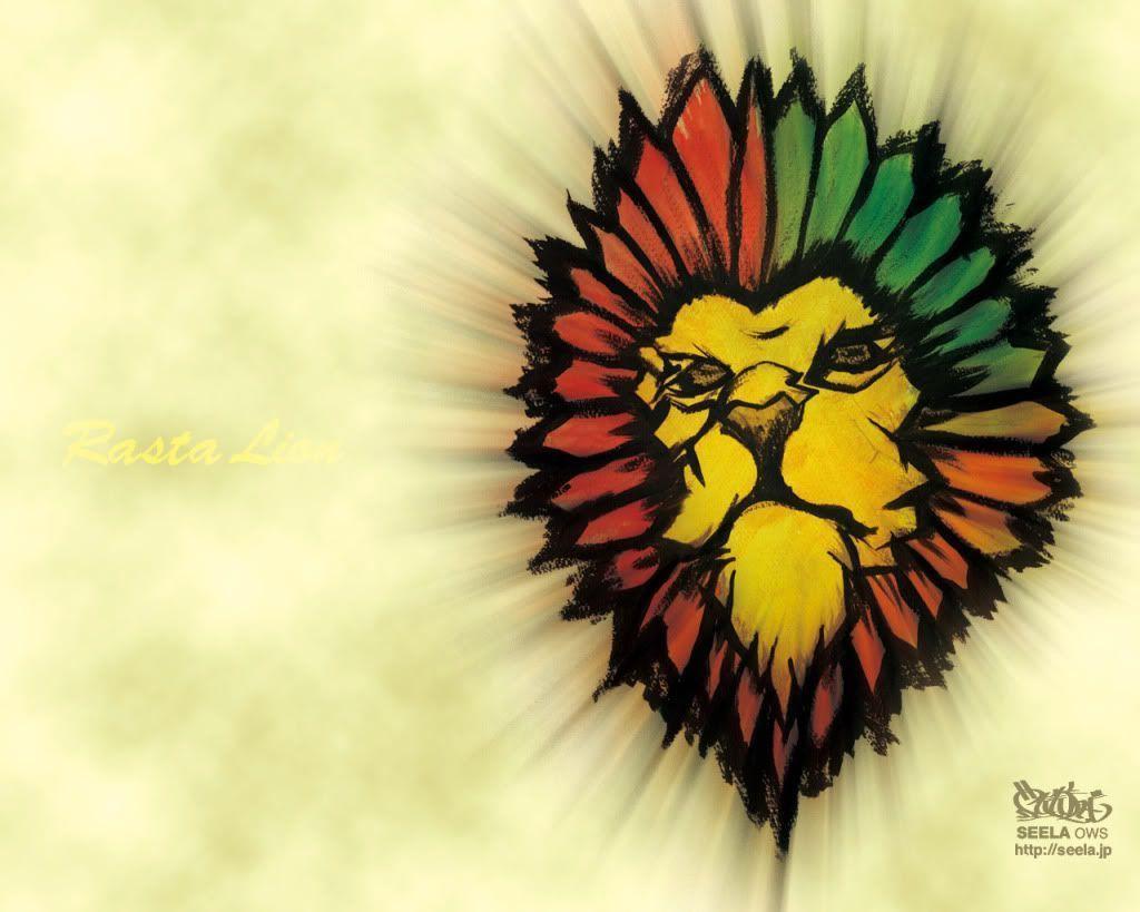 image For > Rasta Lion Wallpaper