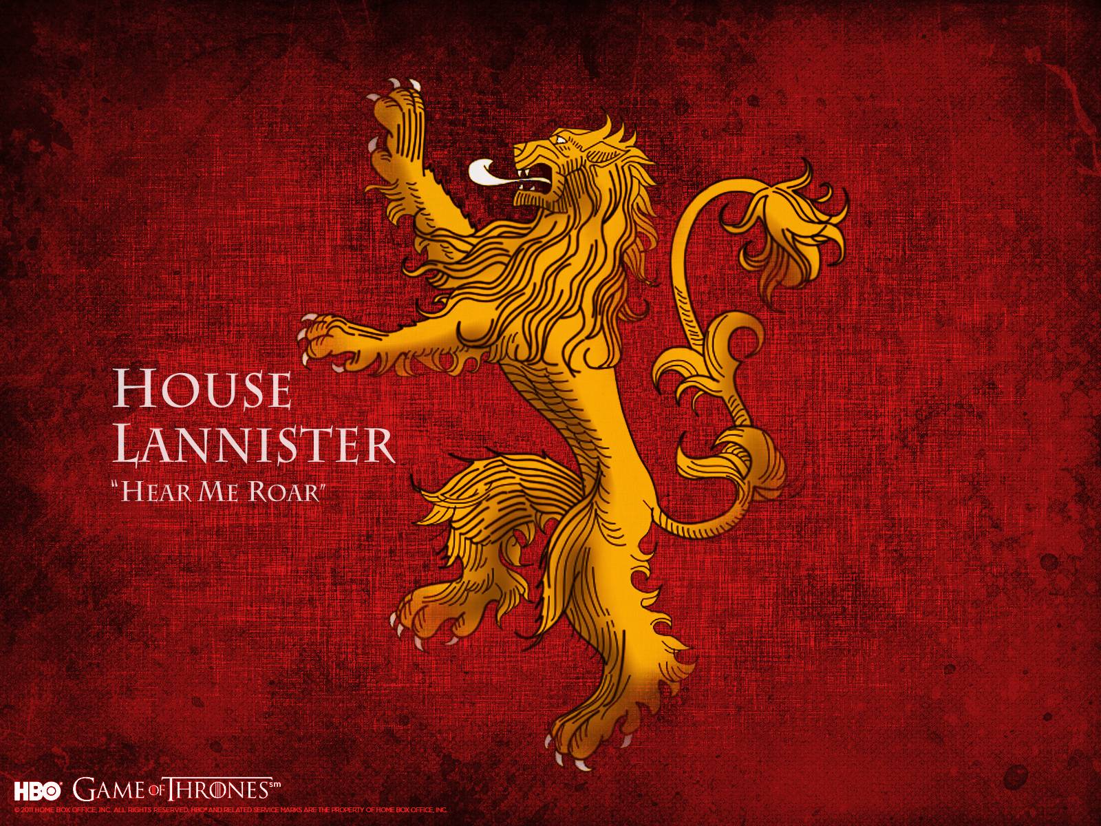 House Lannister of Thrones Wallpaper
