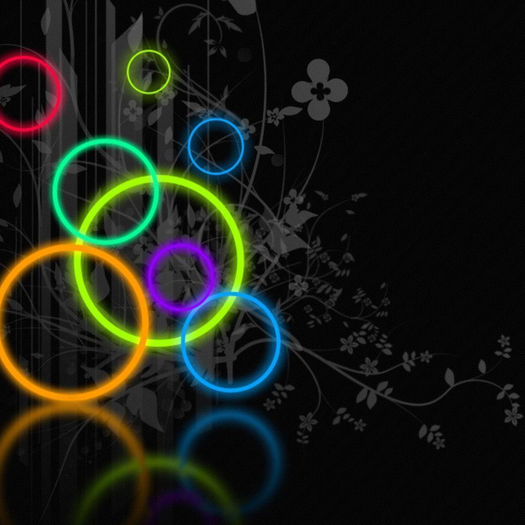 Abstract colored ring iPad Wallpaper Download. iPhone Wallpaper