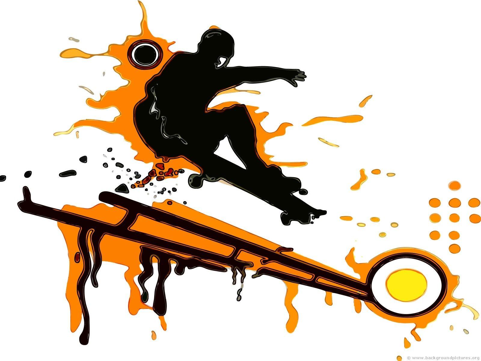Skateboard Abstract 13272 HD Wallpaper Picture. Top Gallery Photo