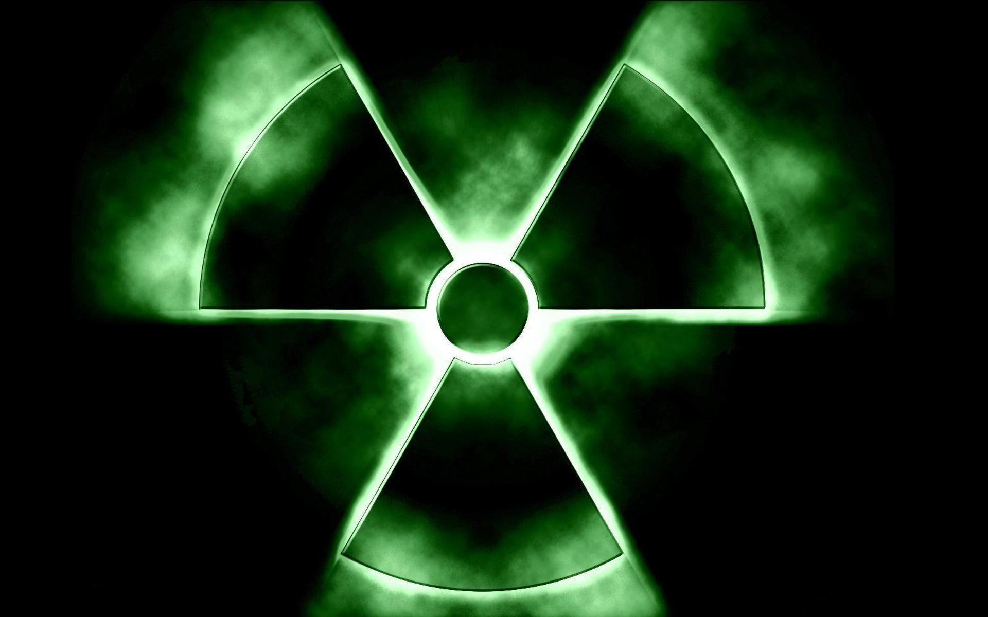 nuke symbol, Desktop and mobile wallpaper