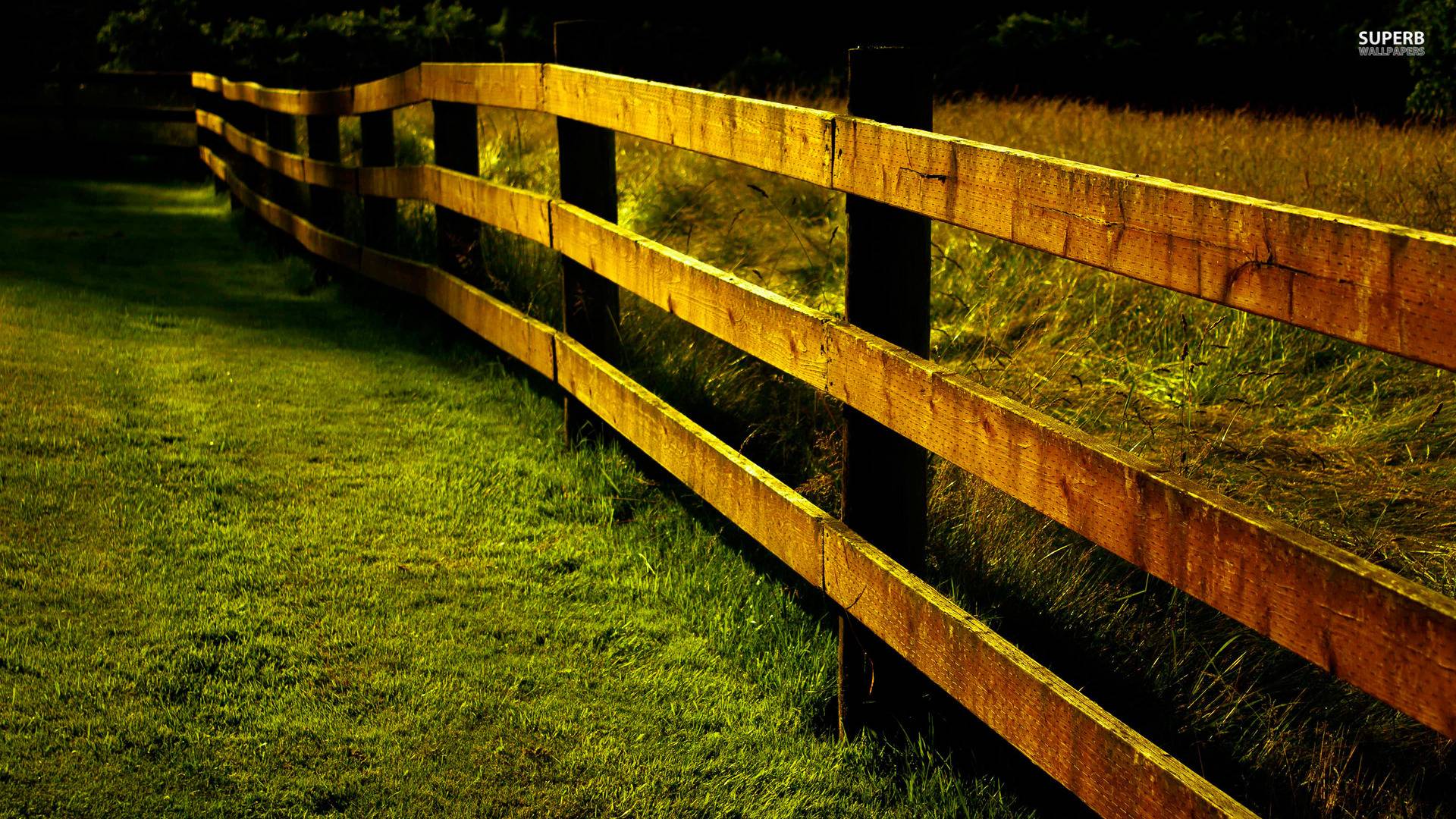 Countryside fence wallpaper wallpaper - #