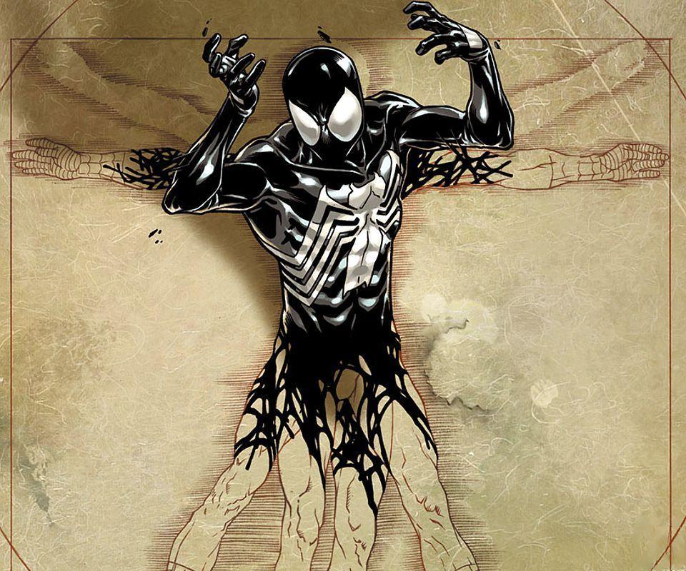 Black Spiderman Logo logos wallpaper for mobile download free