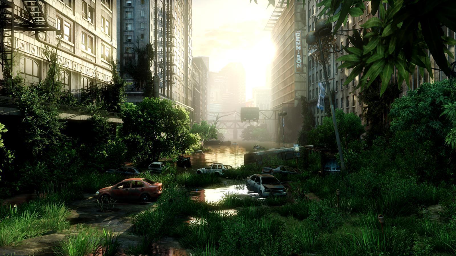 The Last Of Us Cg Art Jungle In City Computer Background