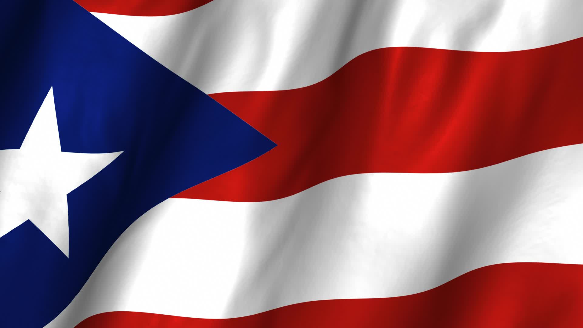 Puerto Rico Waving Flag videos 12319762. HD Stock Footage