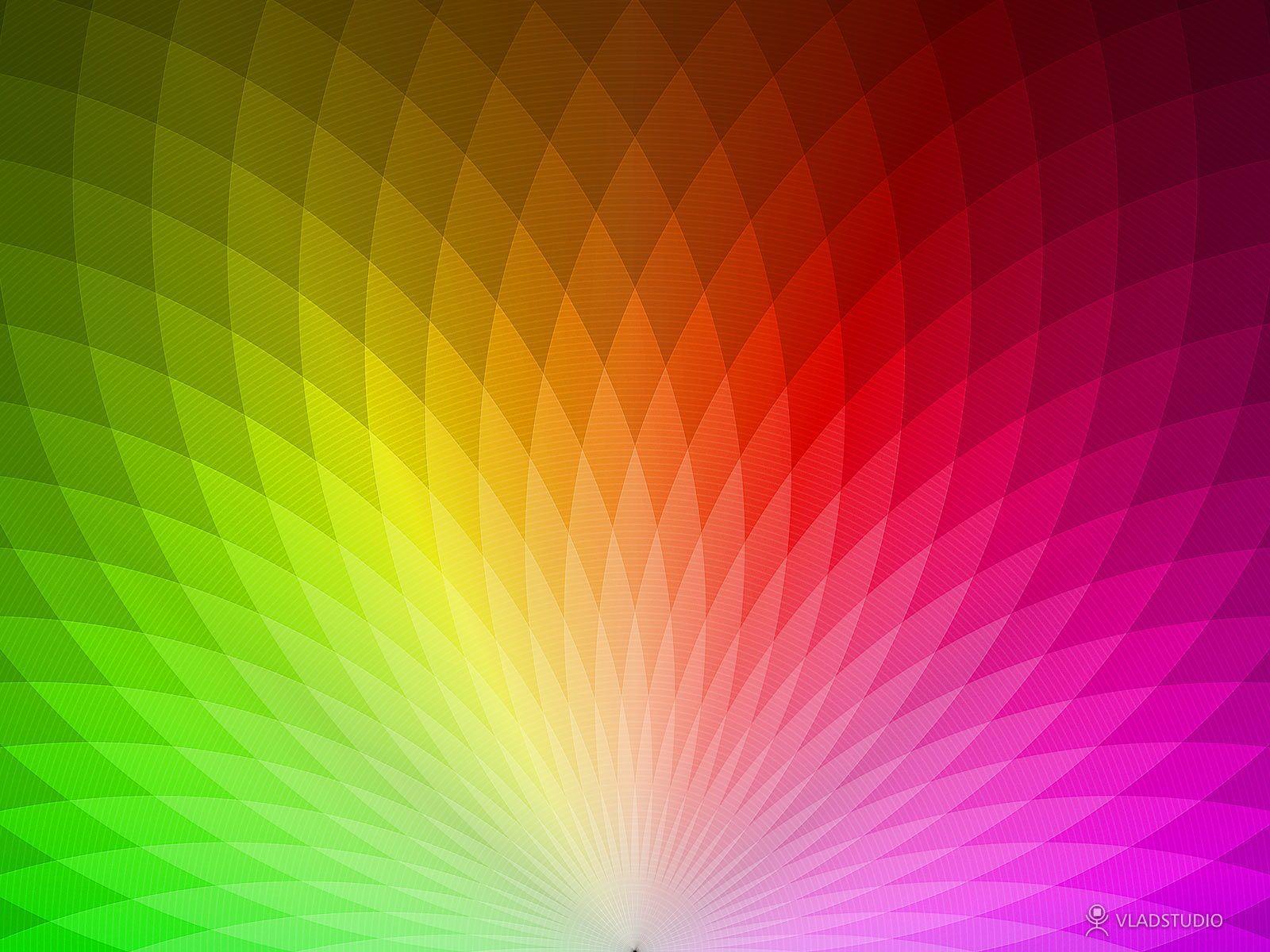 Wallpaper Colors Colorful Rainbow Line Bending X