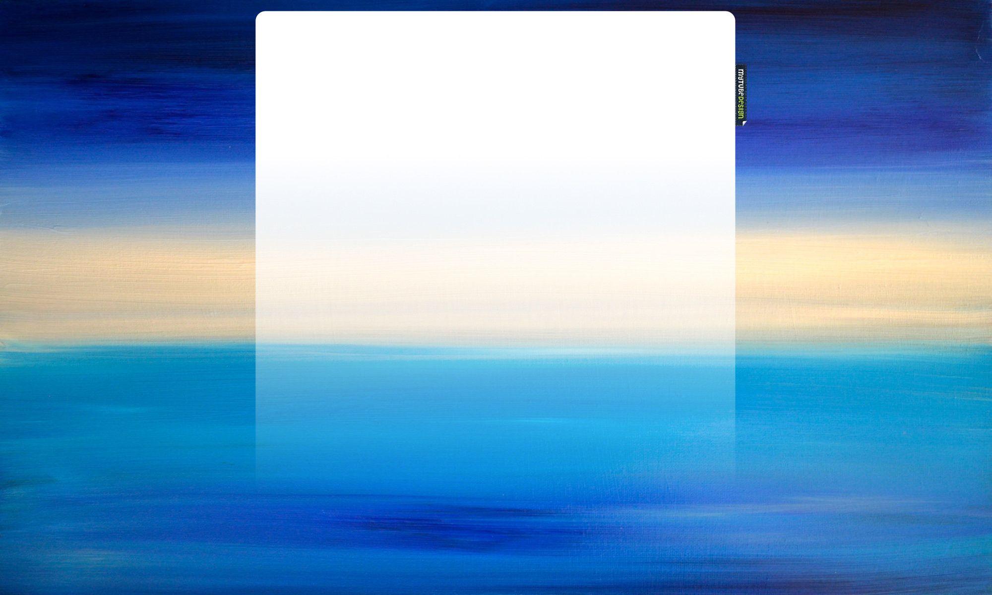 Ocean Blue. MyTubeDesign Wallpaper. YouTube Facebook Twitter