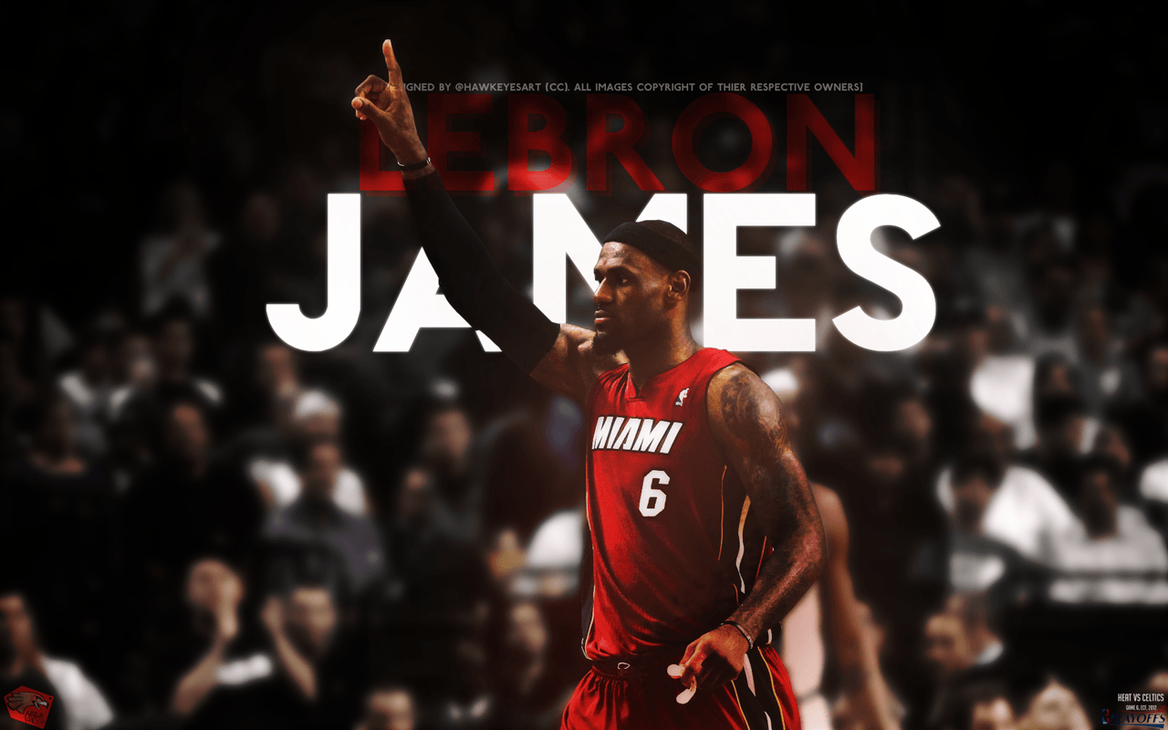 LeBron James NBA Finals 2012 Miami Heat Wallpaper