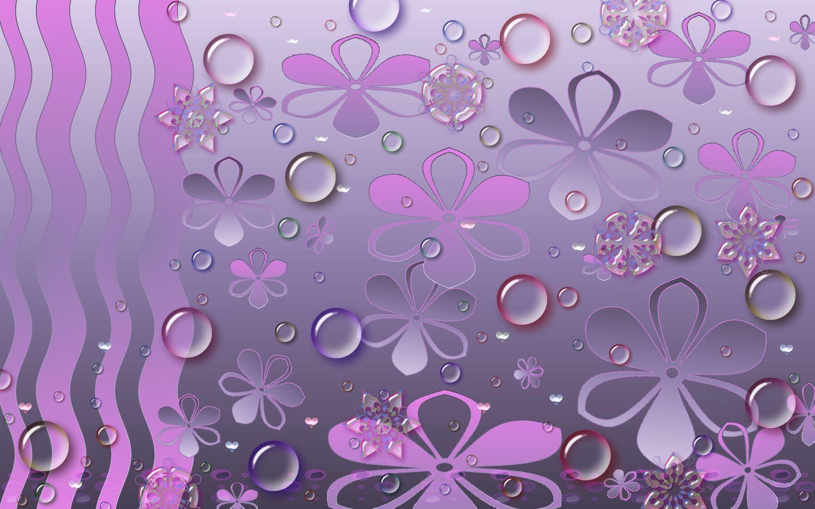 Sookie Purple Ripple Wallpaper