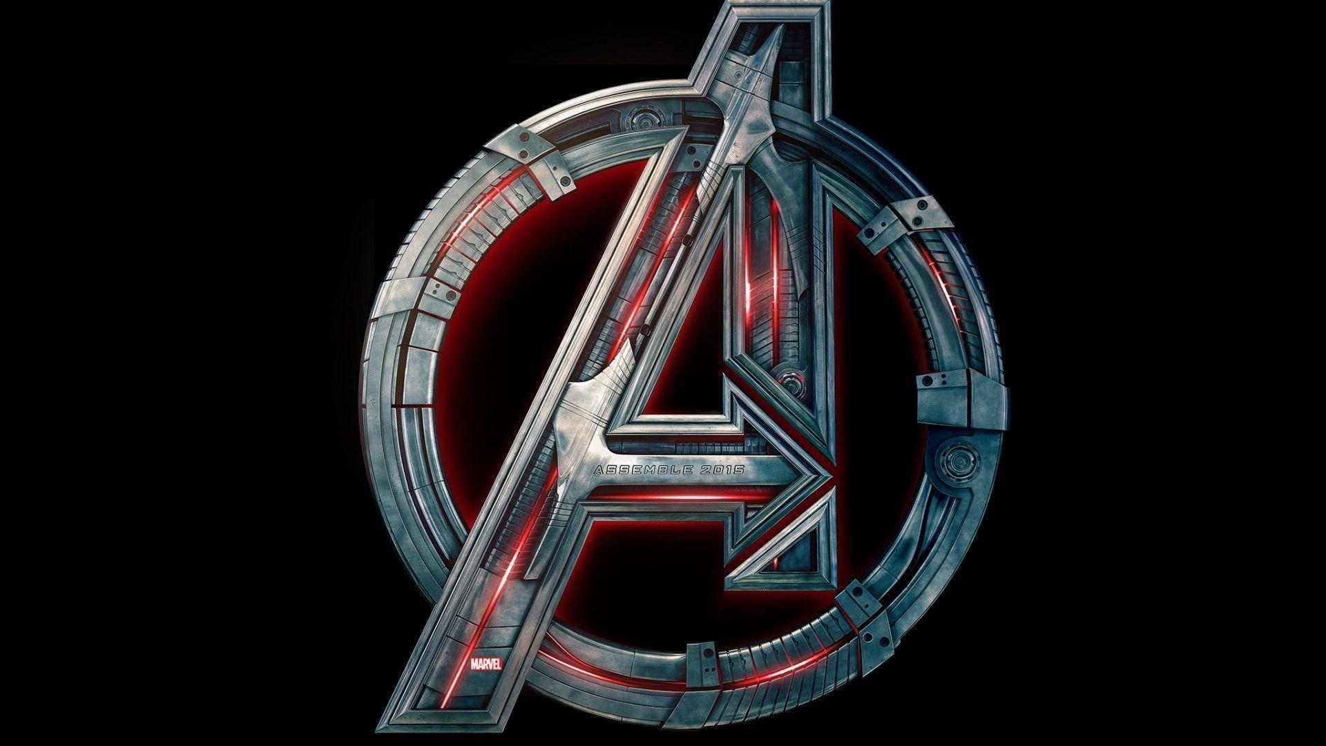 Wallpaper For > Avengers Logo Wallpaper