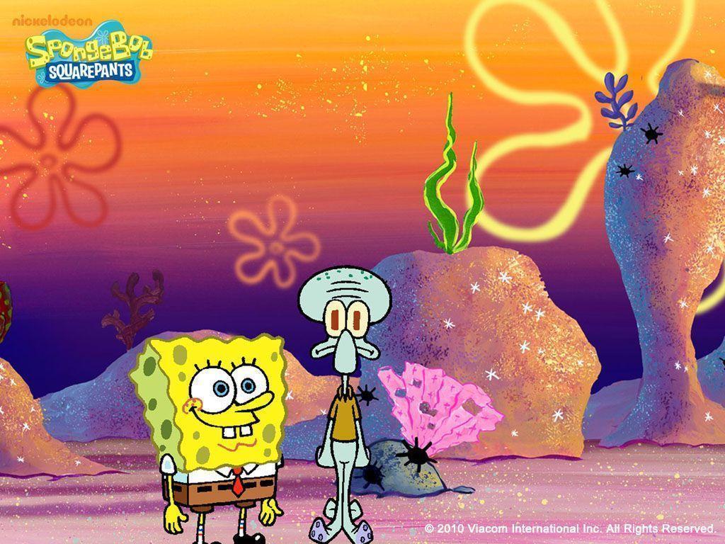 Spongebob And Squidward The Best Wallpaper Dekstop Anime
