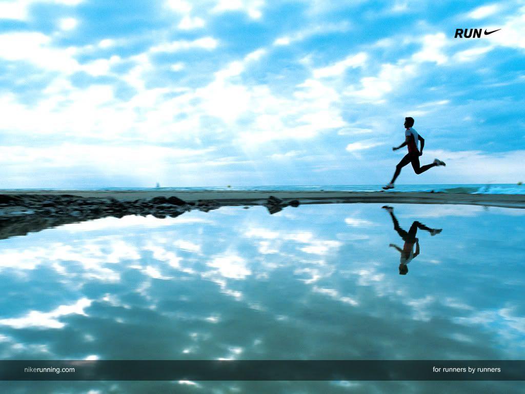 running desktop background