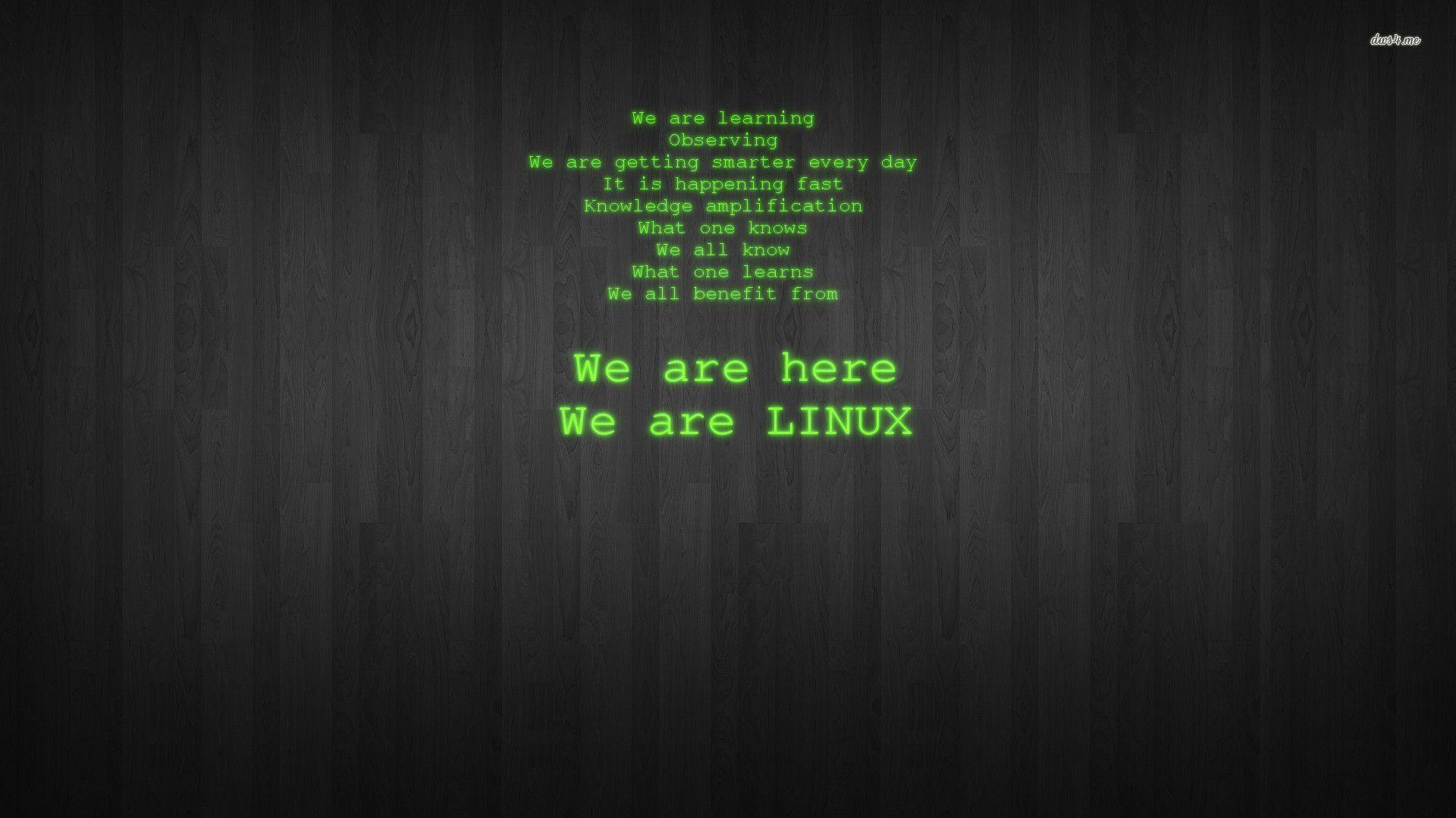 We are linux wallpaper wallpaper - #