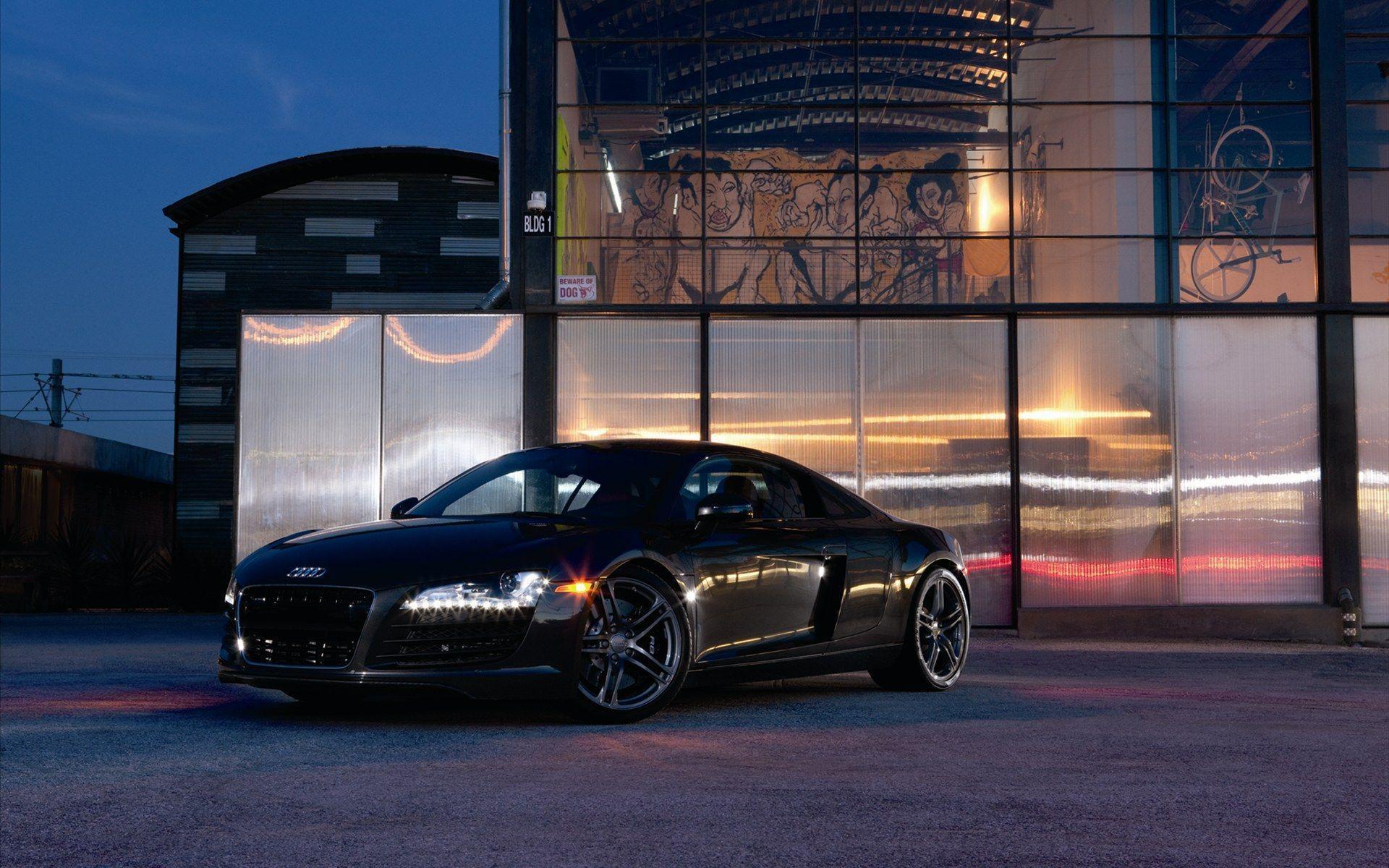 Audi R8 Matte Black. High Definition Wallpaper, High Definition