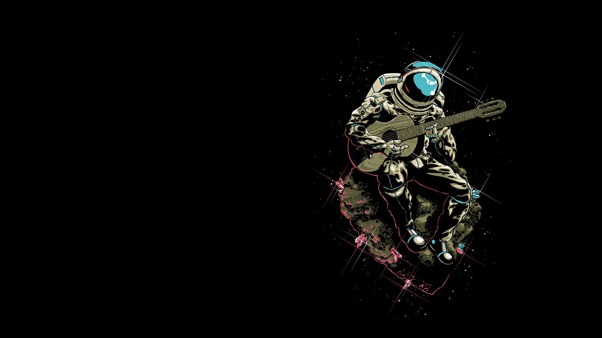 image For > Surreal Astronaut Wallpaper