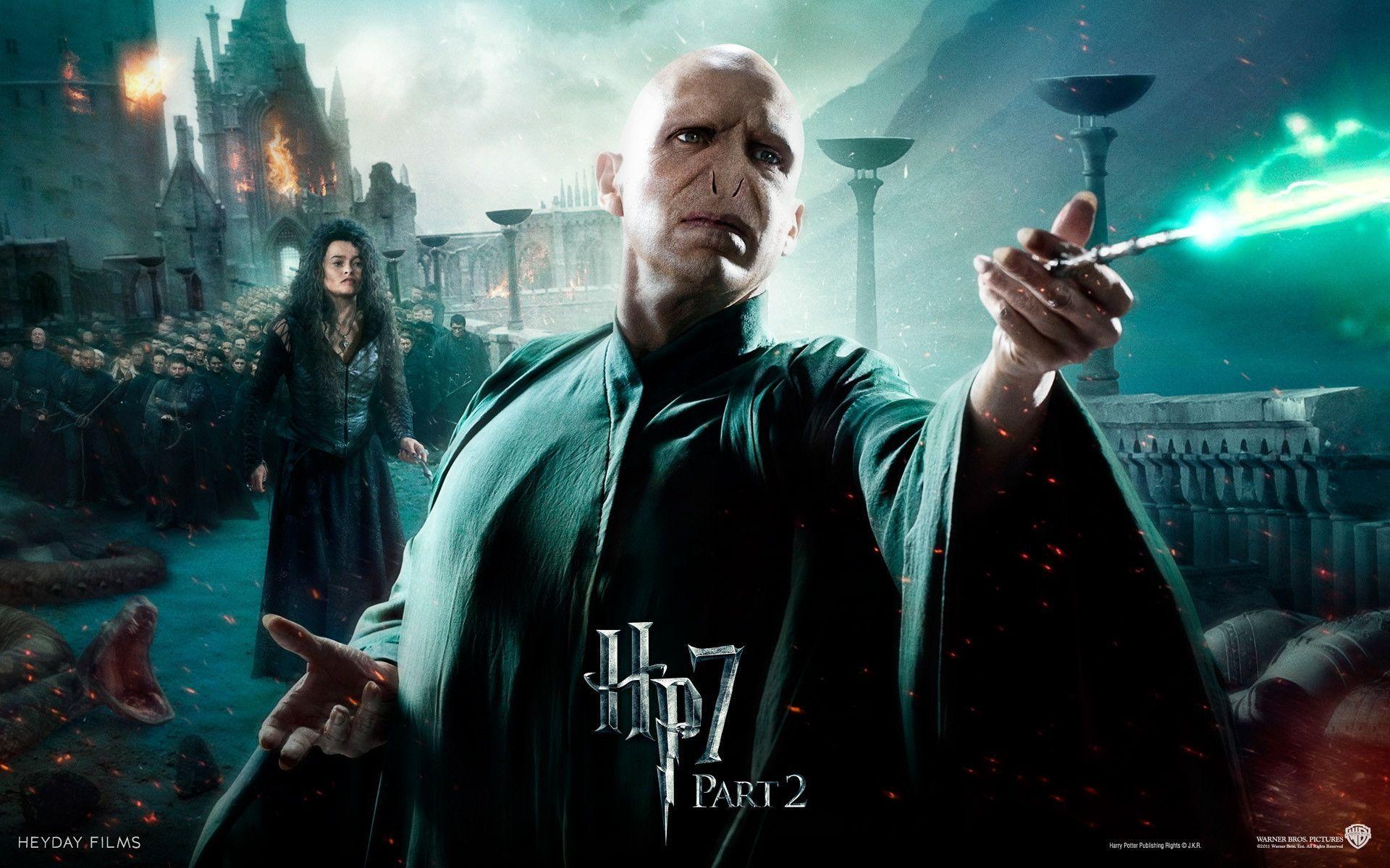 Voldemort in HP7 Part 2 Wallpaper