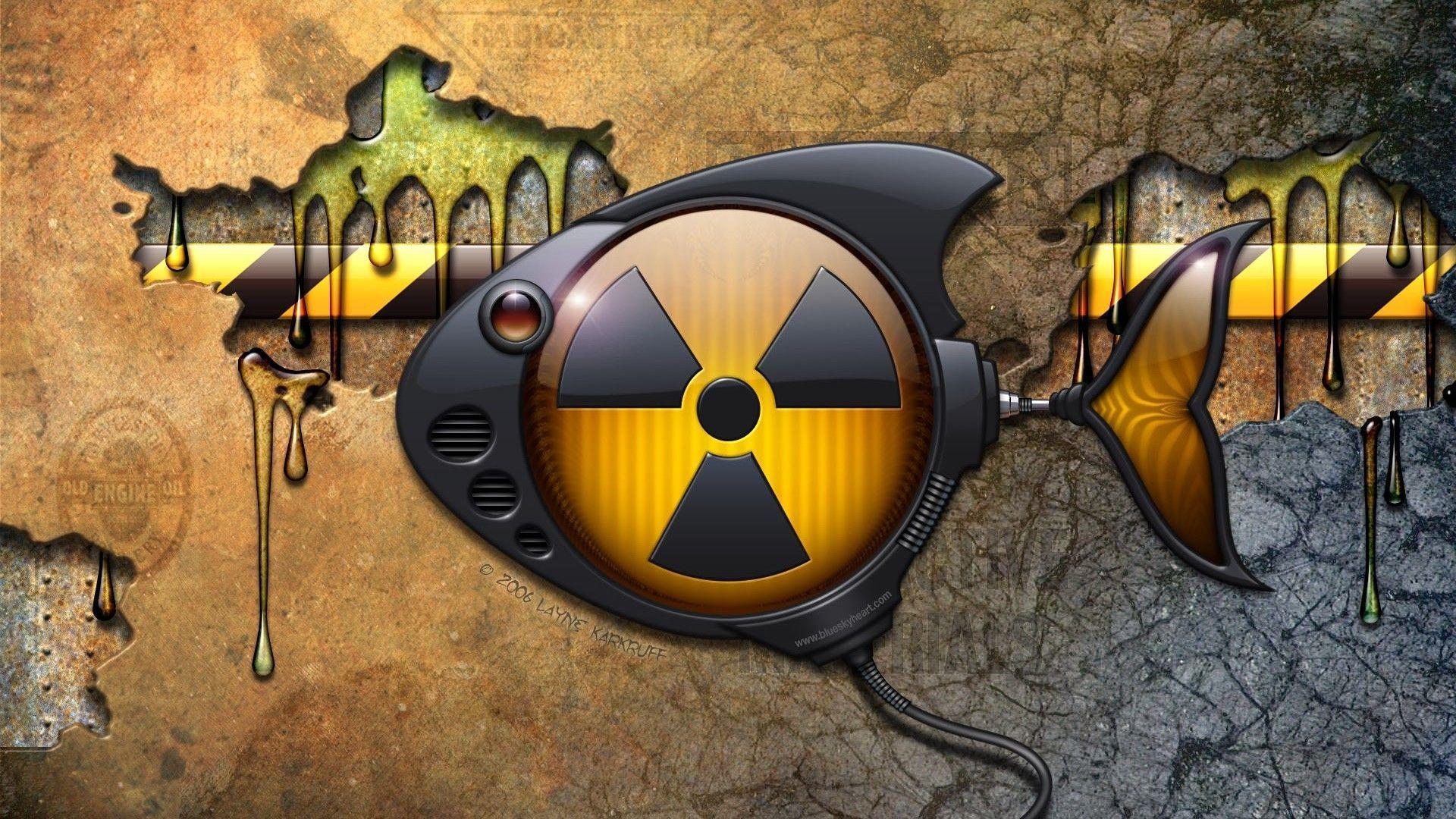 Nuclear Fish Radioactive Wallpaper