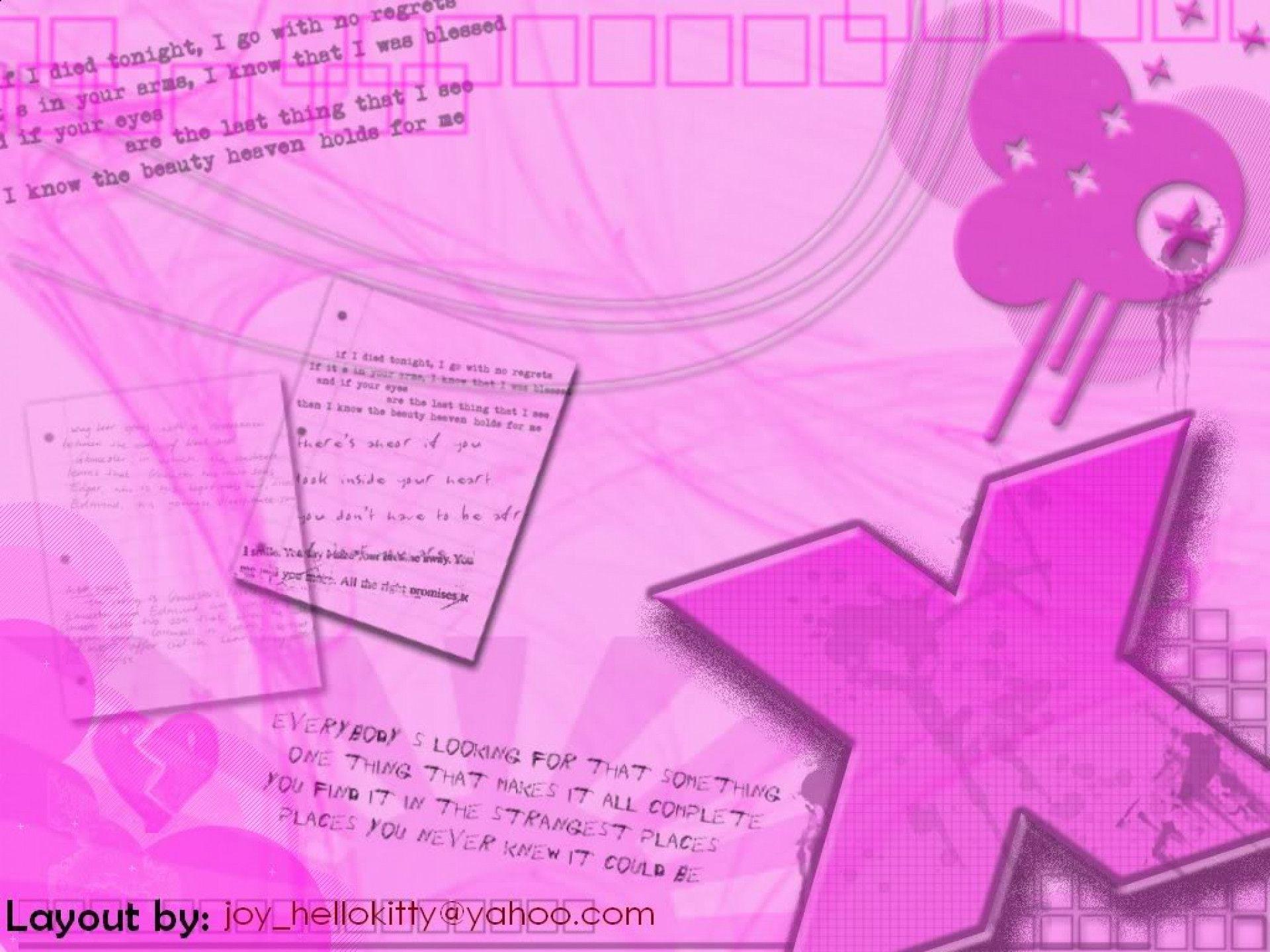 Pink emo wallpaper pink emo desktop background