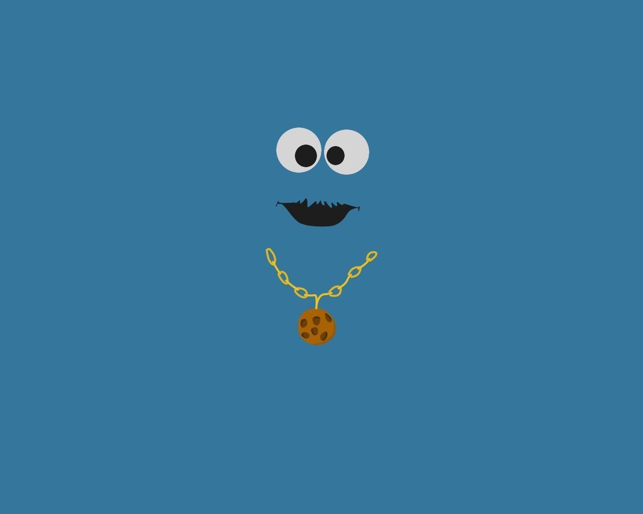 Pix For > Cute Cookie Monster Wallpaper HD