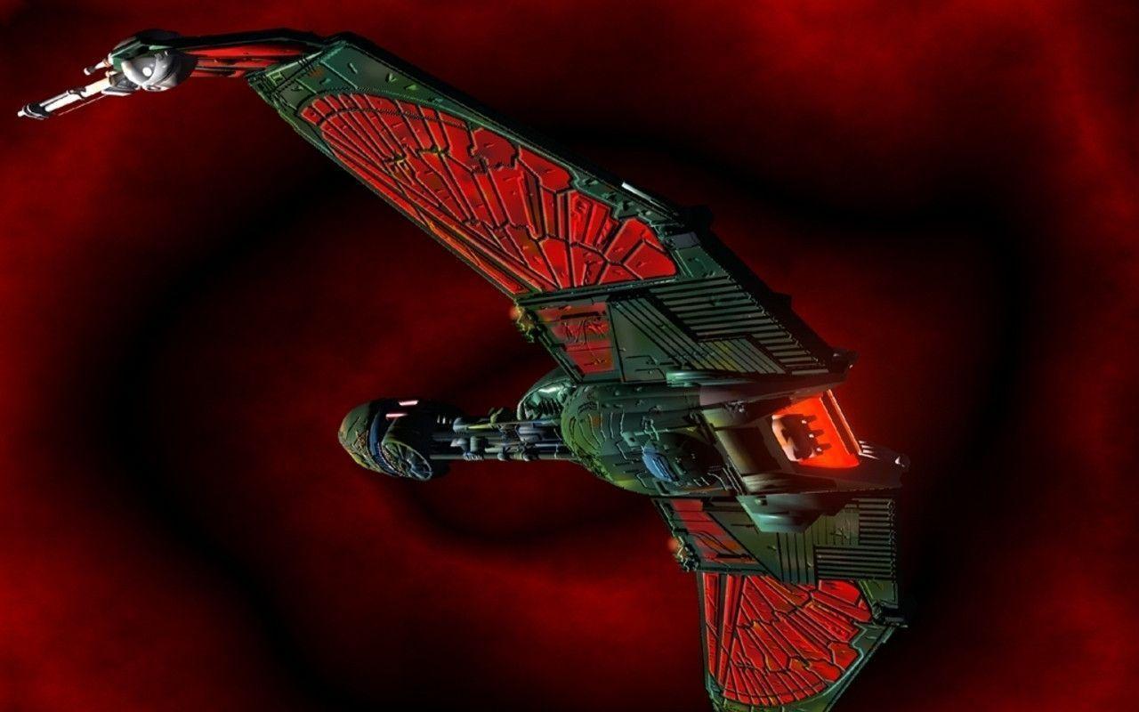 Klingon Bird Of Prey Fiction Wallpaper