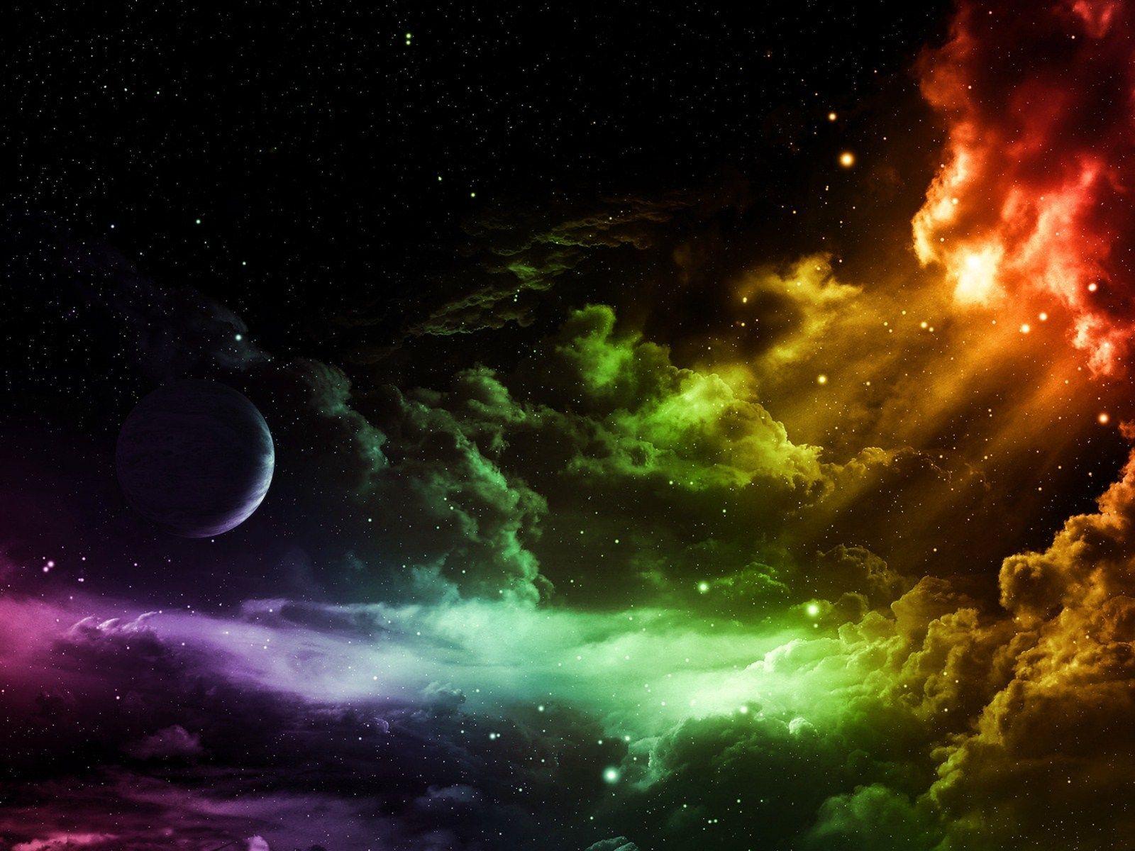 Cosmic Colors Colors Wallpaper