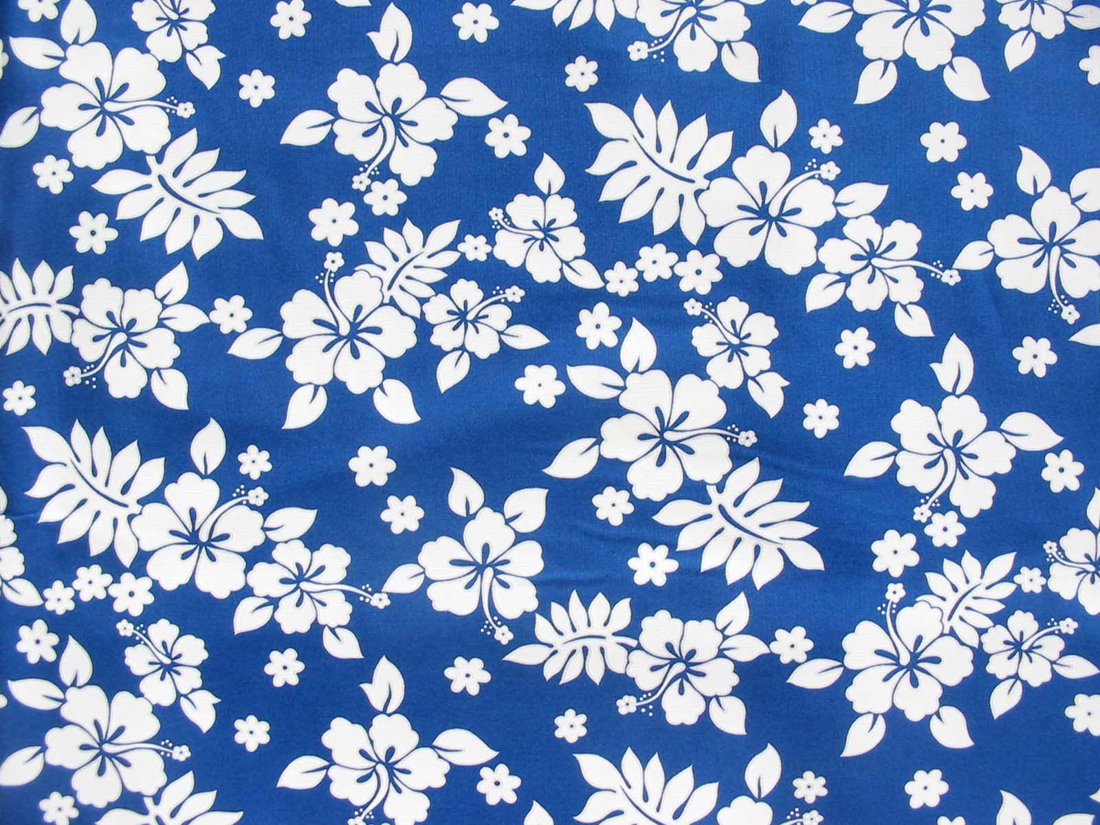 Blue Hawaiian Flower Background Image & Picture