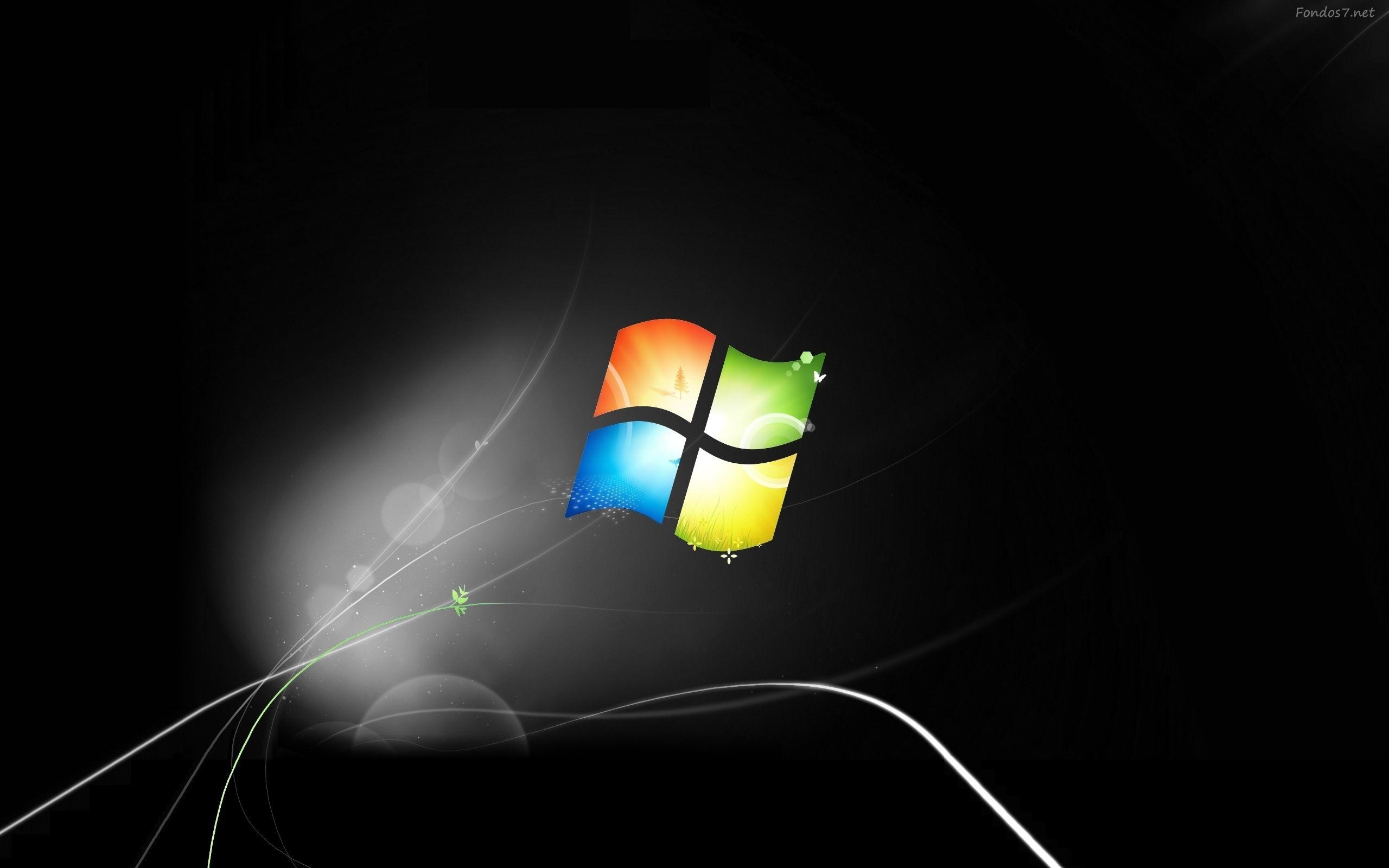 Black Desktop Windows 7