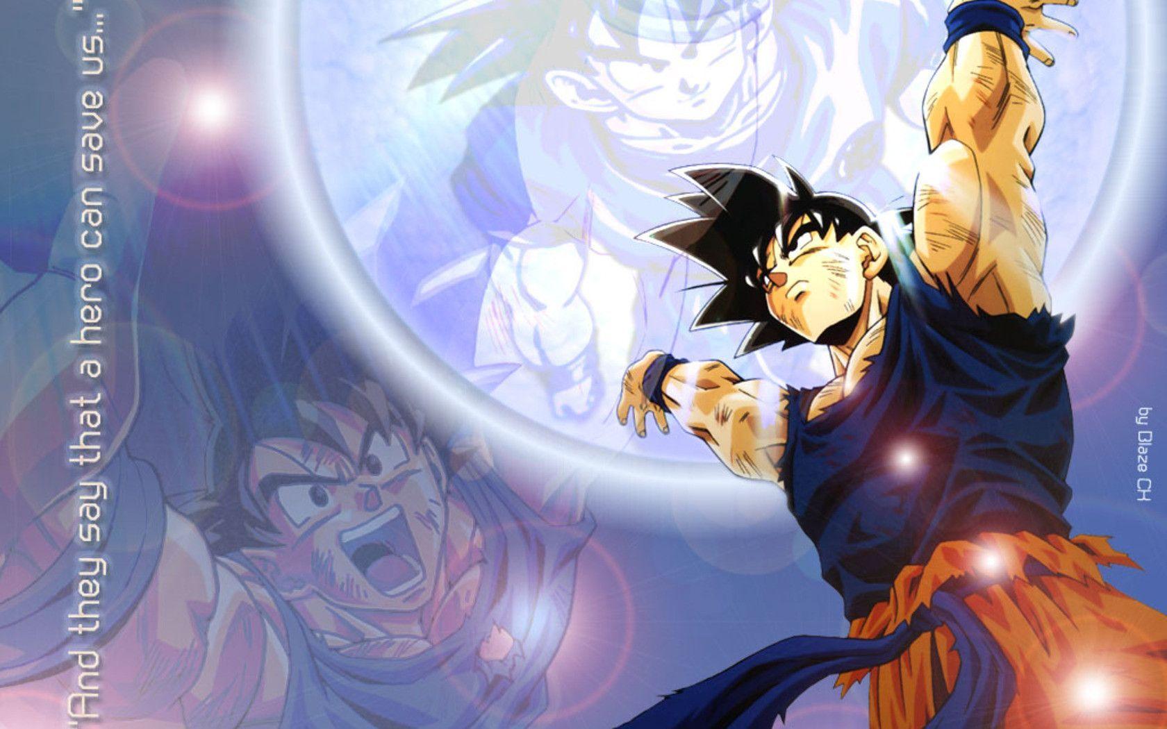 Download Son Goku Wallpaper 1680x1050