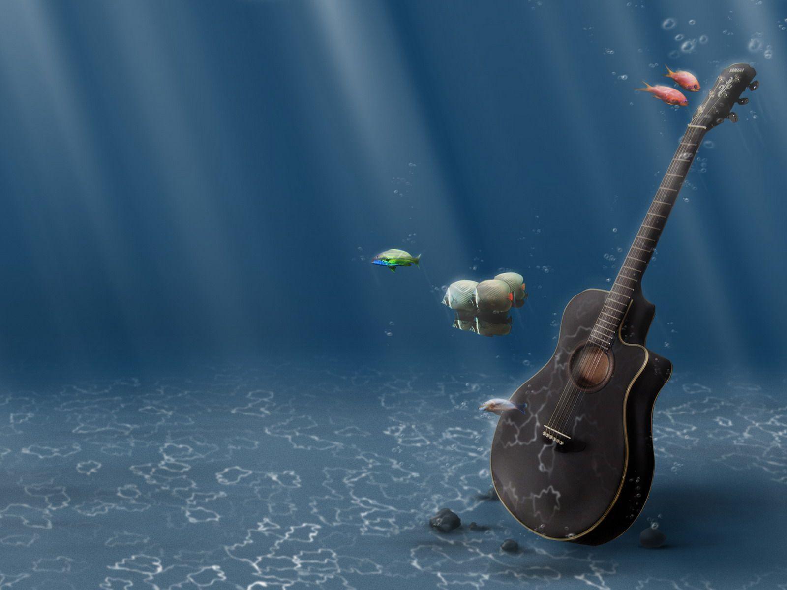 Underwater Guitar Desktop