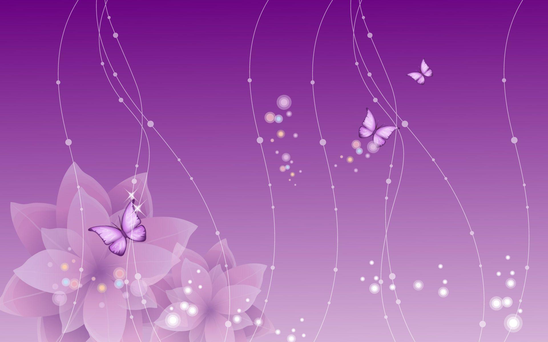 Purple Butterfly Picture Wallpaper