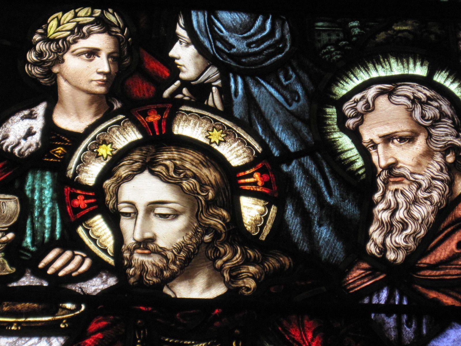 Religion stained glass jesus catholic wallpaperx1200