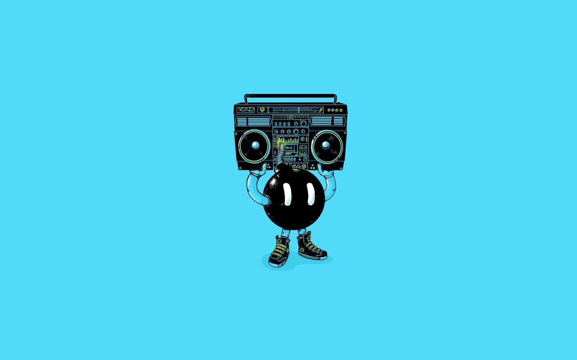 boombox wallpaper