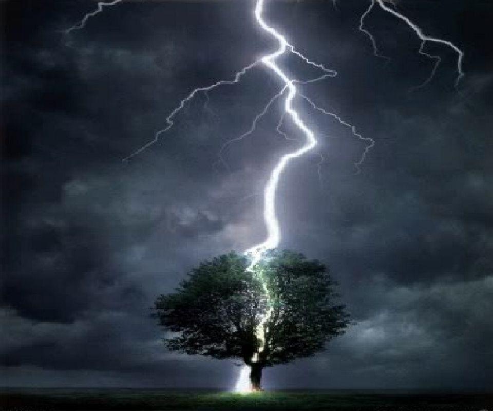 Lightning Storm nature cell phone wallpaper download free