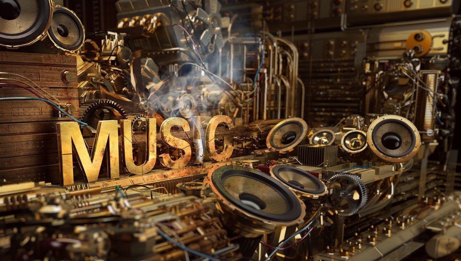 Awesome Music Abstract Wallpaper Image & Picture