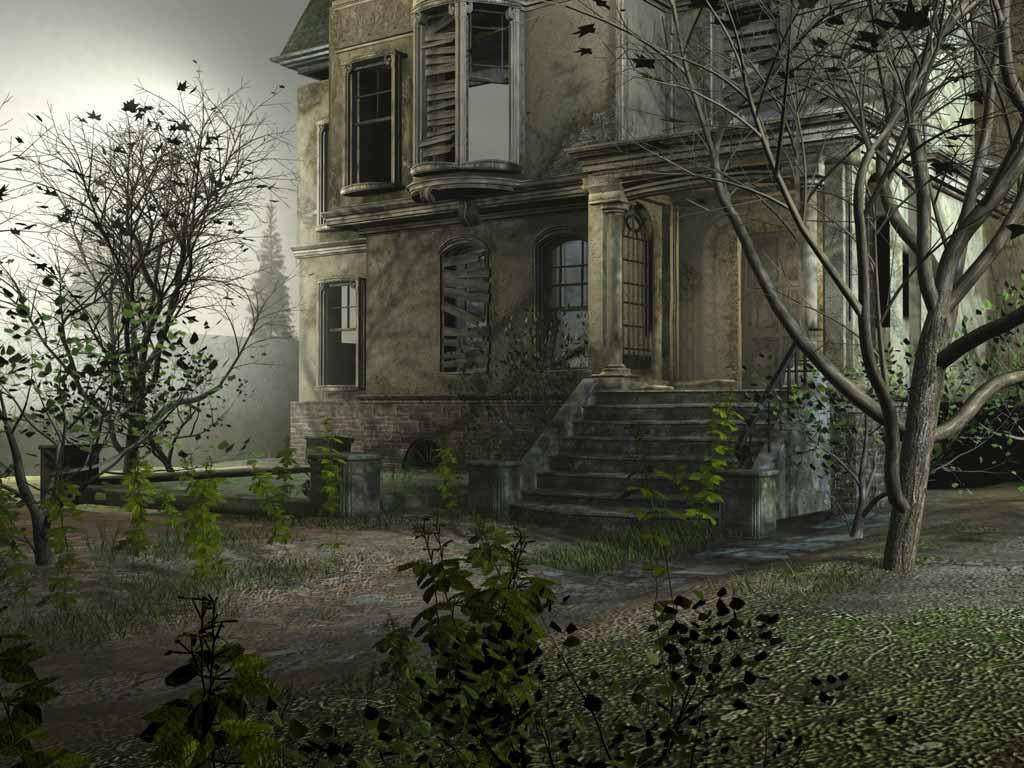 Scary House Background