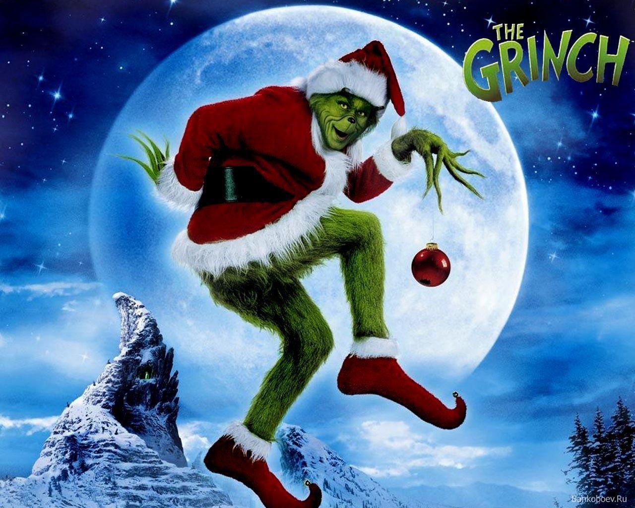 The Grinch is a Fictional Character in Cartoon Grinch Wallpaper