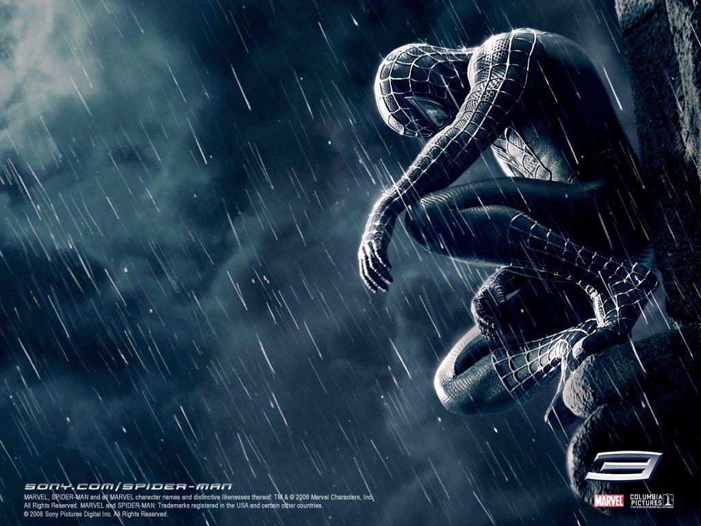 Spider Man 3: The Dark Suit Man Wallpaper