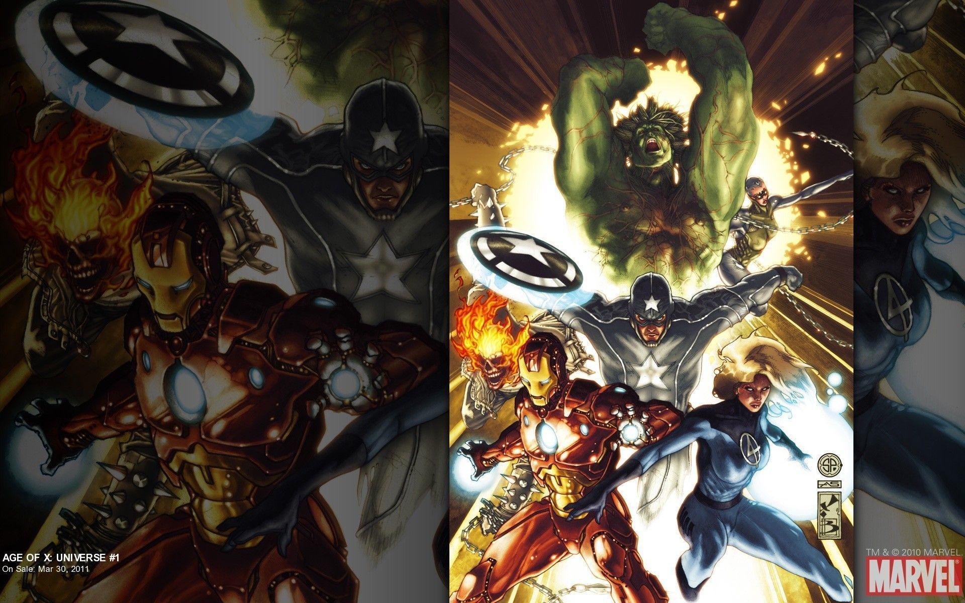 Marvel univers vs marvel Wallpaper